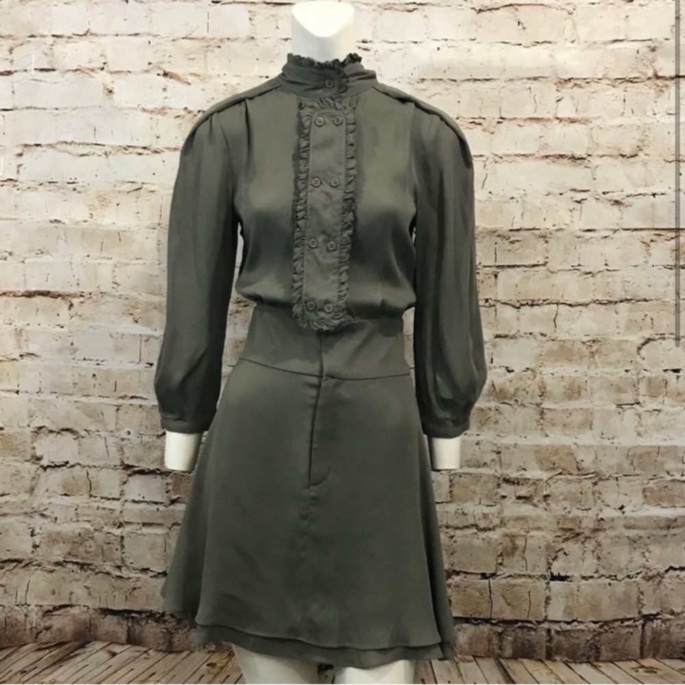 L.A.M.B. By Gwen Stefani Army Green Dress